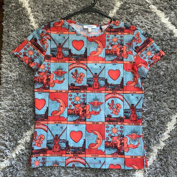 miaou tarot tee